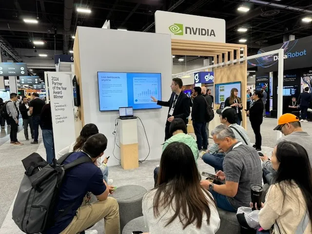 Show casing Digits at the NVIDIA booth at Google Next'24