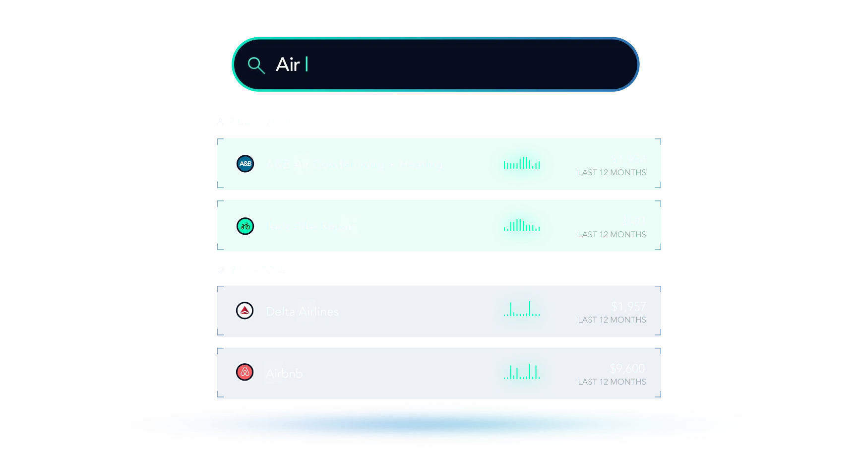 Digits Search in action