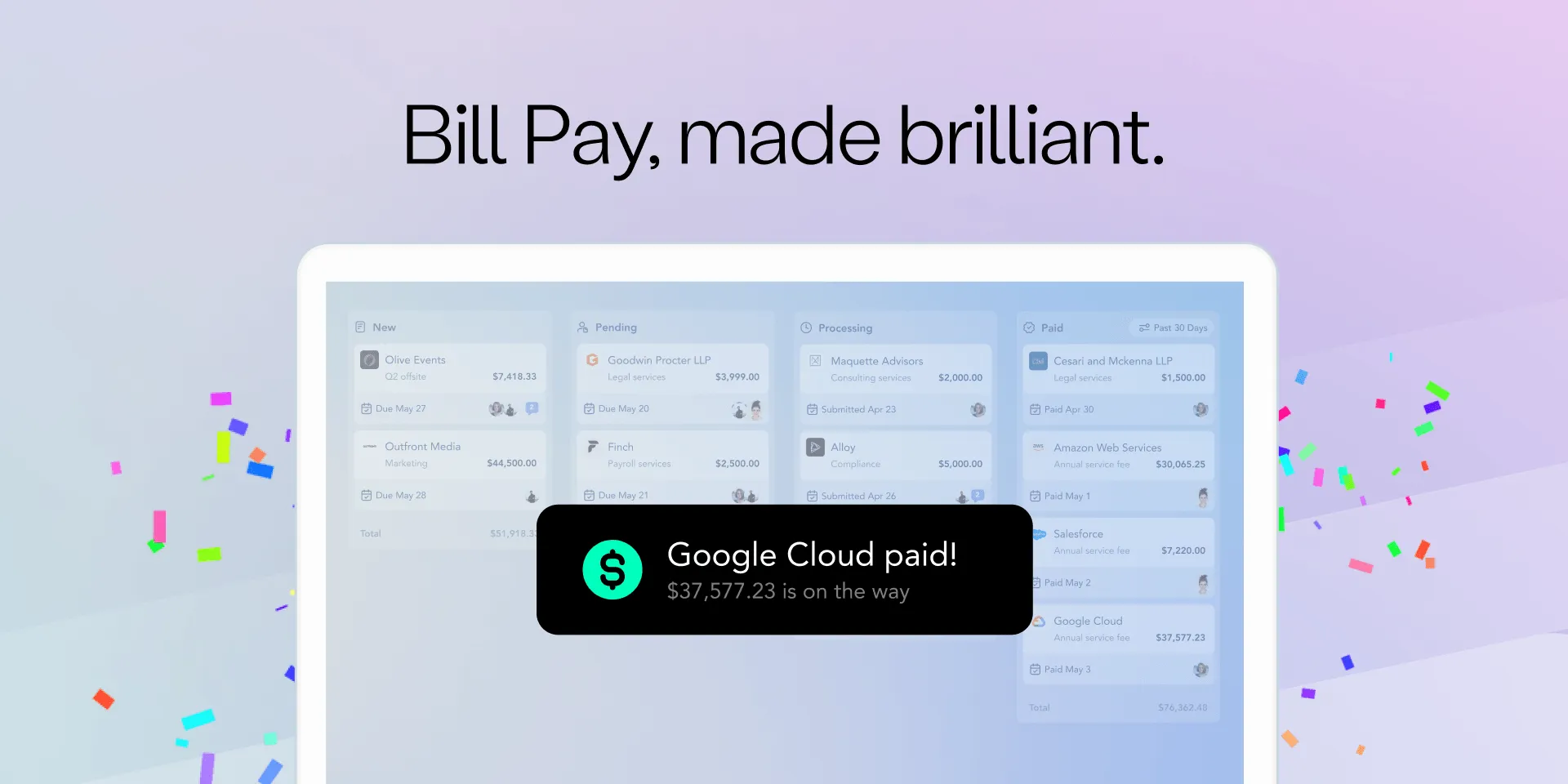 Bill Pay Made Brilliant