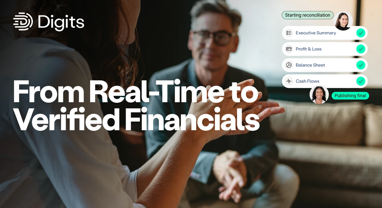 From real time to verified financials