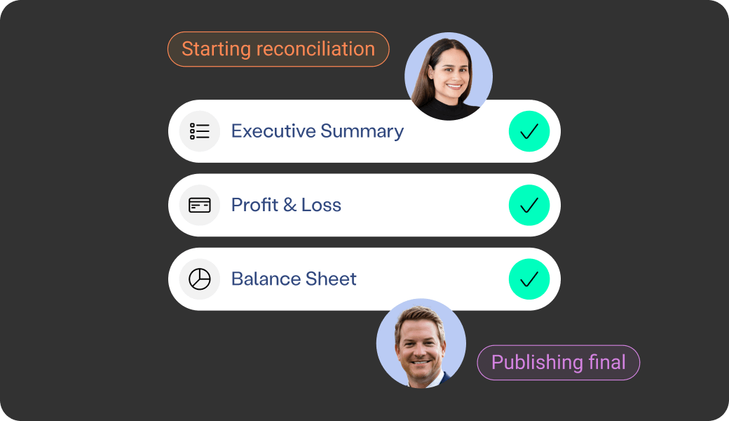 Full-service accounting screenshot