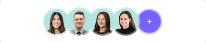 Five members of the Digits partner program team