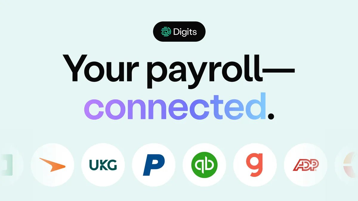 Digits now connects to 18 new payroll providers