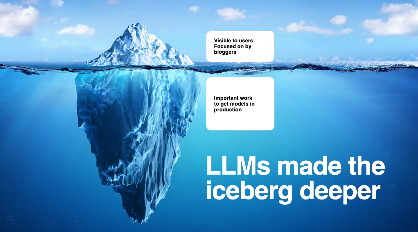 LLM made the iceberg deeper